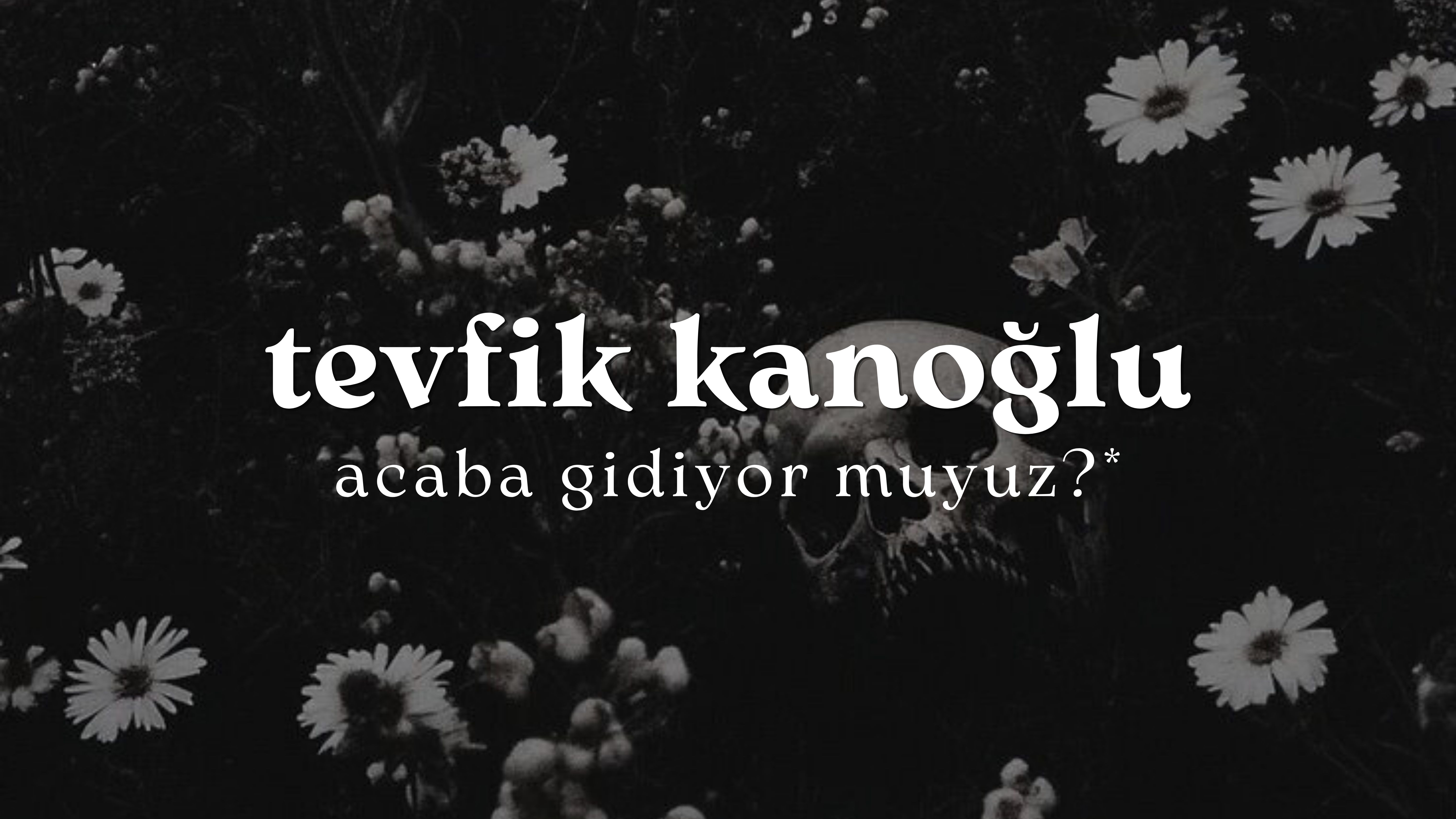 op.470: tevfik kanoğlu – acaba gidiyor muyuz?*